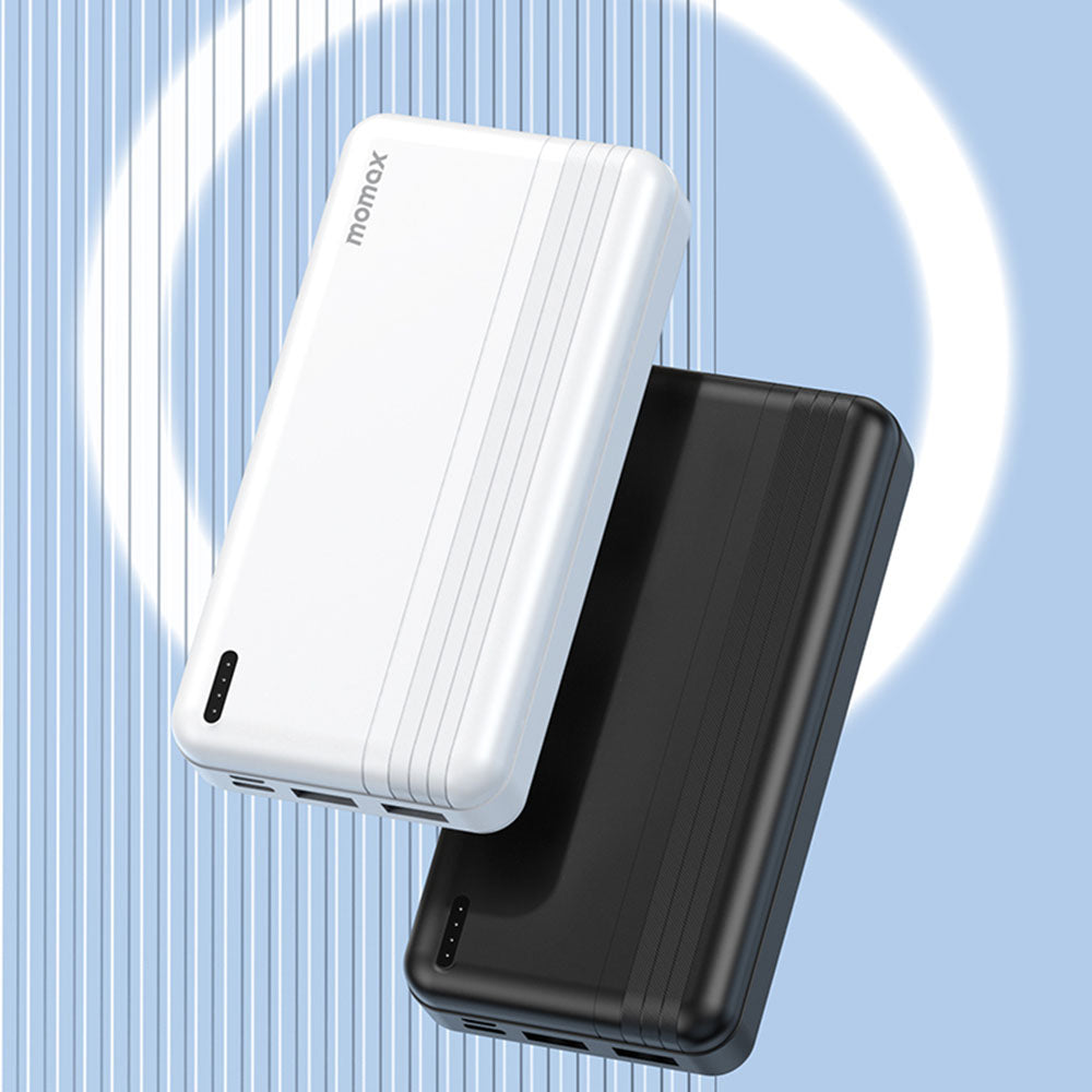 MOMAX IP78 iPower PD 20W Fast Charging Power Bank 20000mAh 3 USB Outputs Phone External Battery MOMAX IP78 iPower PD 20W Fast Charging Power Bank 20000mAh 3 USB Outputs Phone External Battery